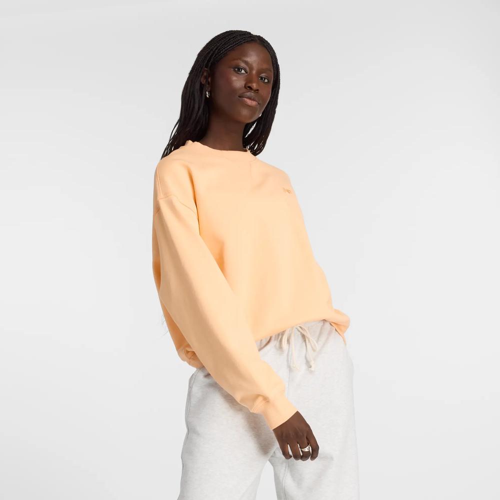 Bluza New Balance WT41500PAE - pomarańczowa