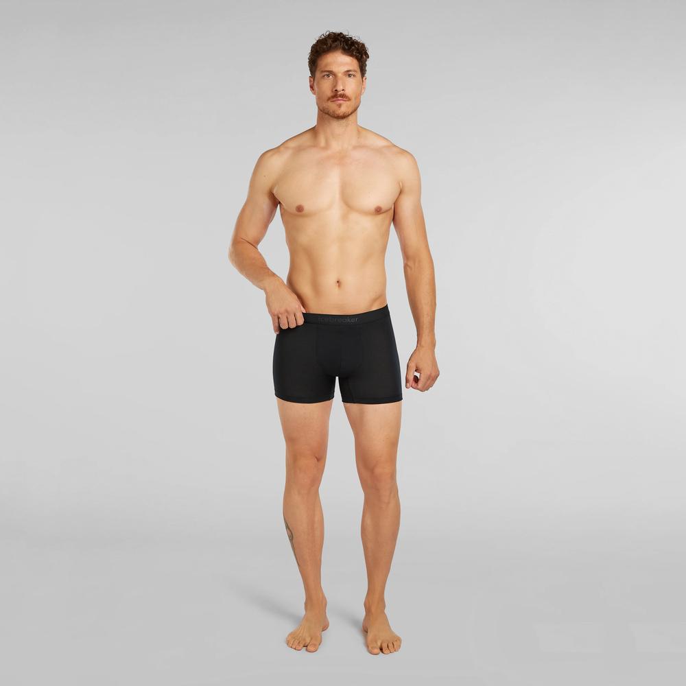 Bokserki Icebreaker 125 Anatomica Boxers 0A571V0011 - czarne