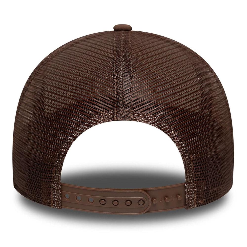 Czapka męska New Era Graphic 9FORTY M-Crown A-Frame Trucker 60771806 - brązowo-beżowa