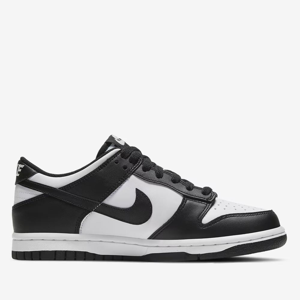 Buty młodzieżowe Nike Dunk Low CW1590-100 - biało-czarne