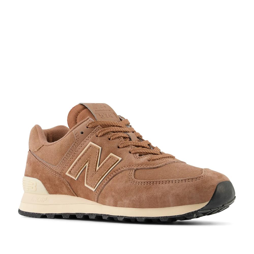 Buty New Balance U574LWG - brązowe