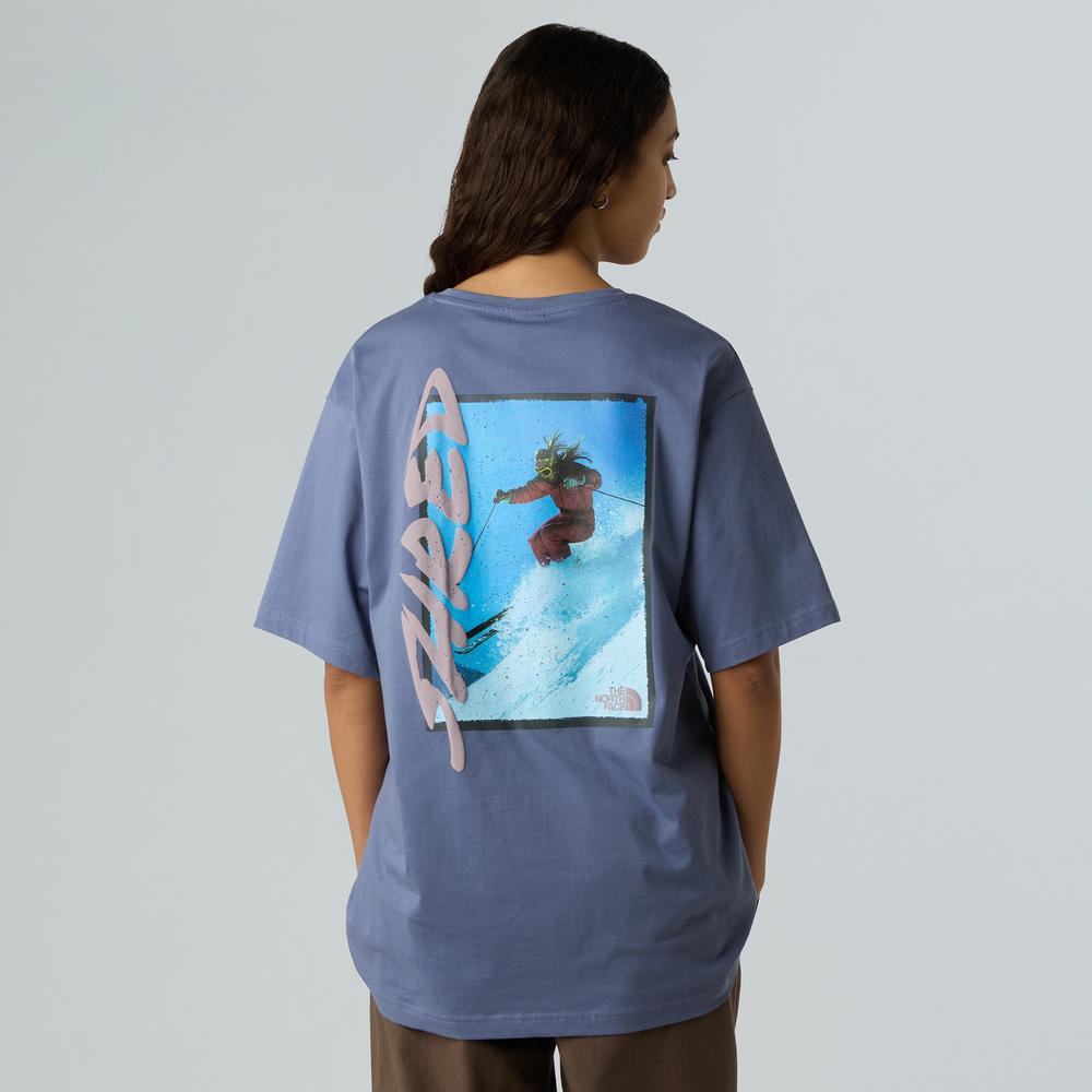 Koszulka unisex The North Face NSE 0A8E4EBTR1 - niebieskie