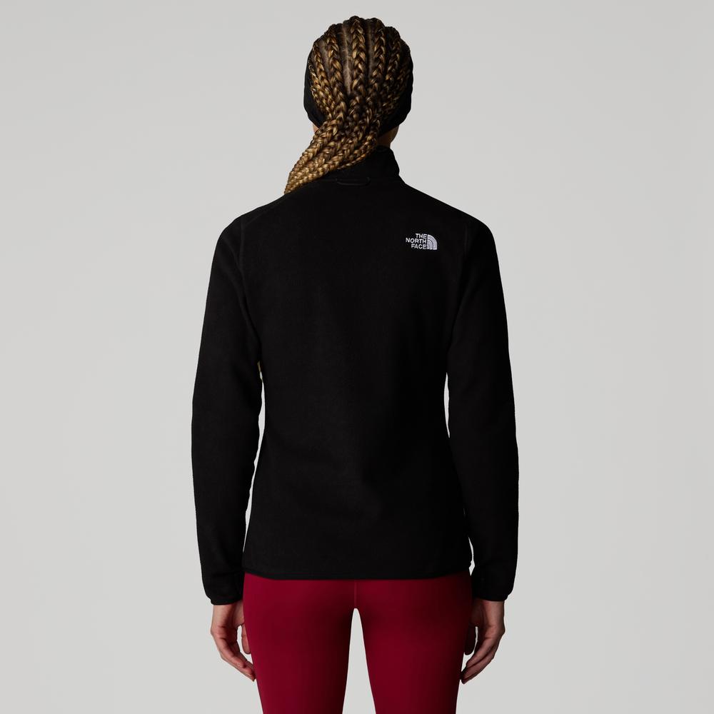 Bluza The North Face 100 Glacier Full-Zip Fleece 0A855O4H01 - czarna