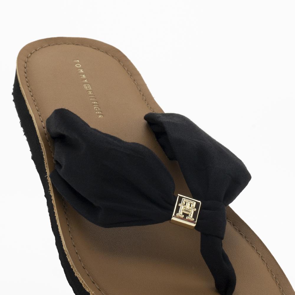 Japonki Tommy Hilfiger Elevated Beach FW0FW06985-BDS - czarne