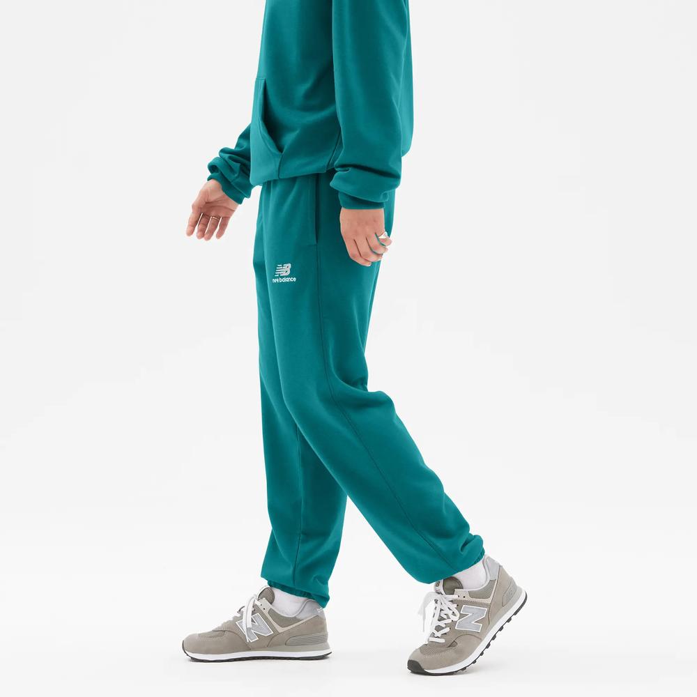 Spodnie New Balance UP21500VDA - niebieskie