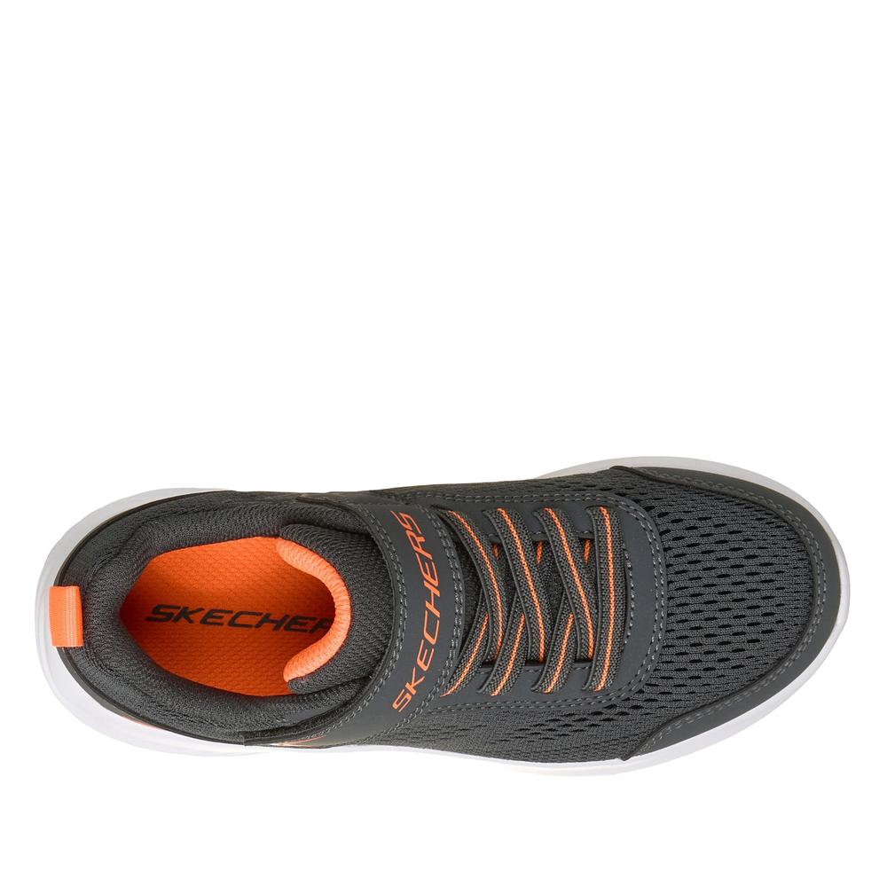 Buty dziecięce Skechers Bounder Quantarun 403905LCHAR - szare