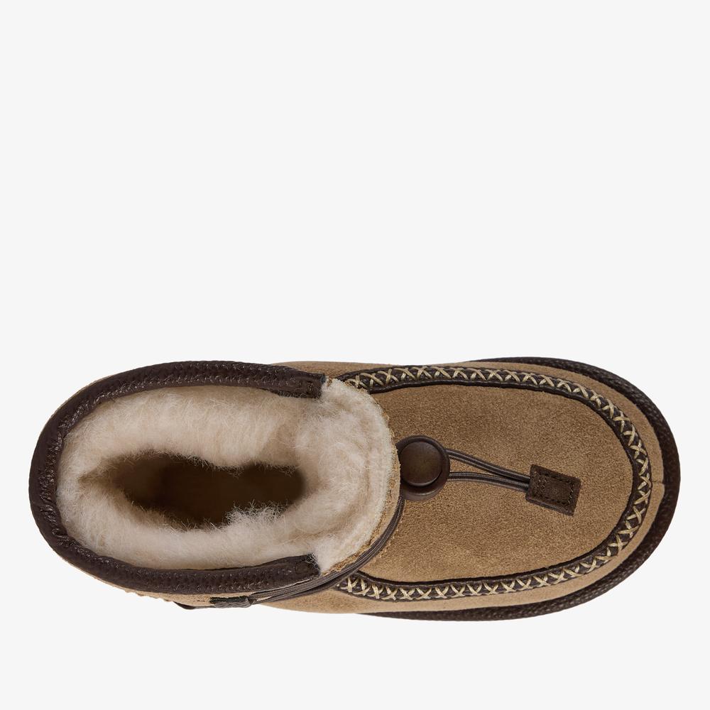 Buty dziecięce Emu Australia Hunter Mini K13349MUSH - brązowe