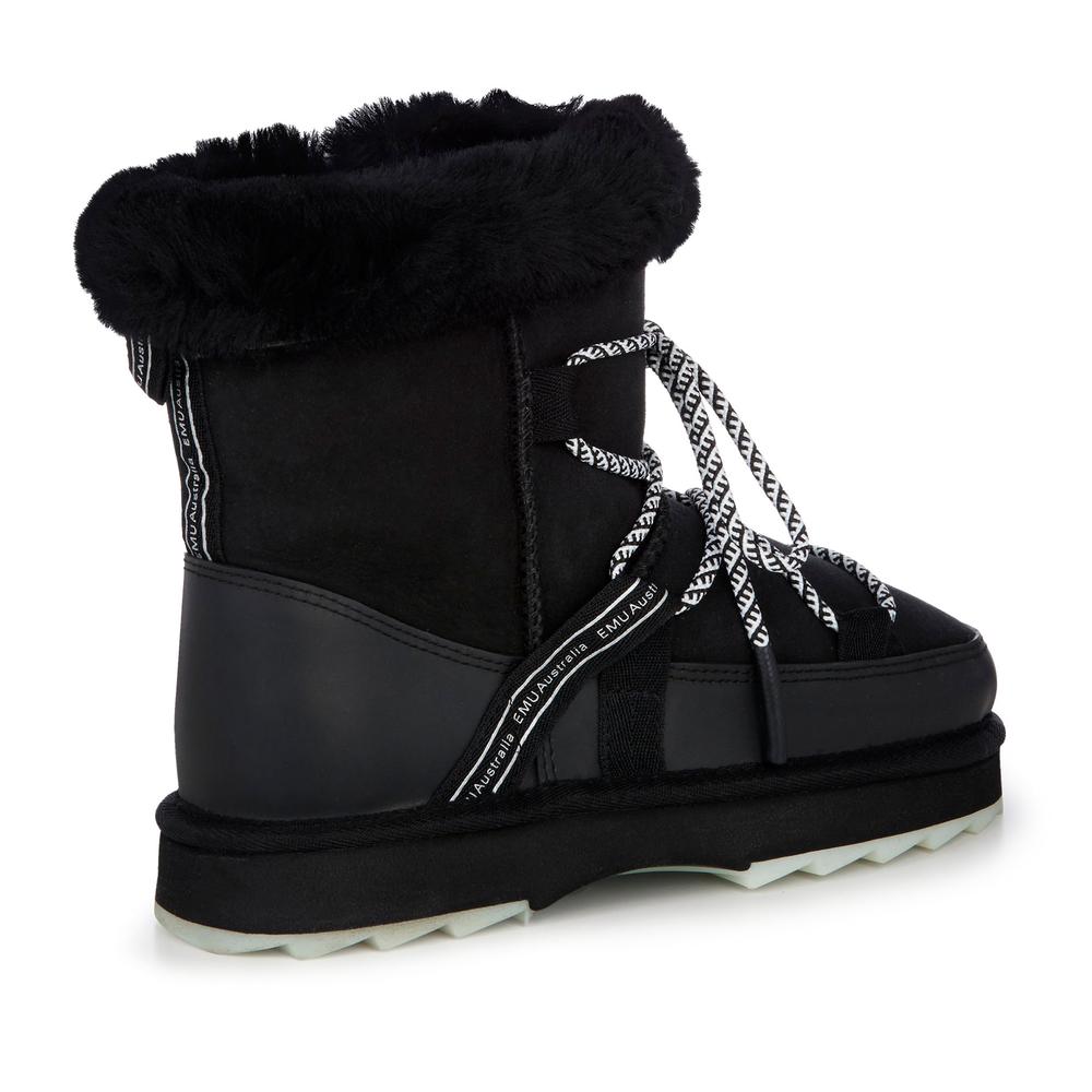 Buty Emu Australia Blurred W12641BLAK Damskie Czarne