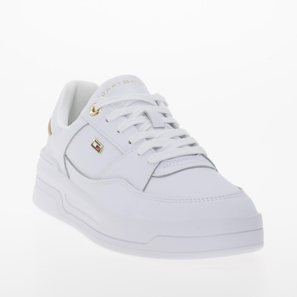 Buty Tommy Hilfiger Essential Basket Sneaker FW0FW08261-YBS - białe