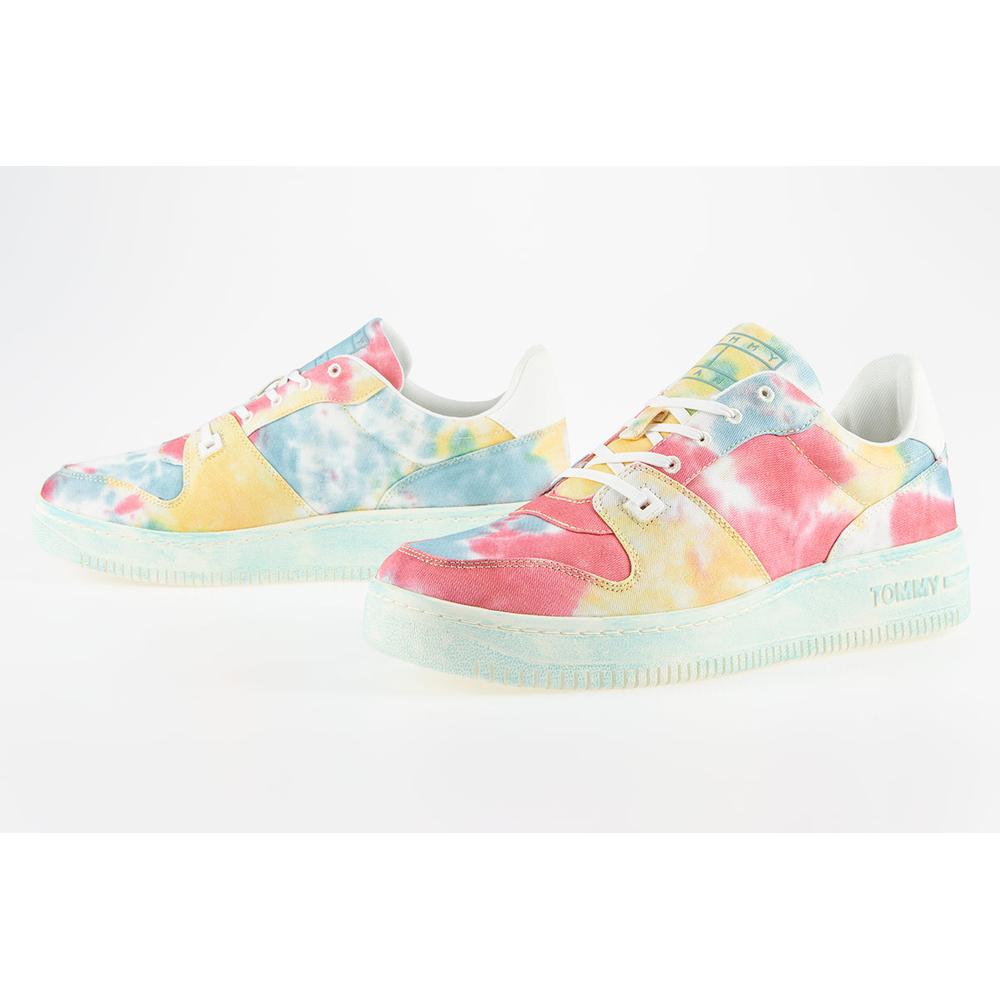 Buty Tommy Jeans Tie Dye Basket EM0EM00952-CTE - multikolor