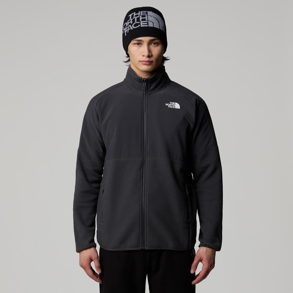 Bluza The North Face 100 Glacier Heavyweight Full-Zip Fleece 0A89JG03B1 - szare