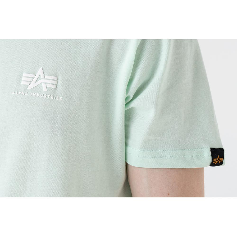 Koszulka Alpha Industries Basic T Small Logo 18850543 - zielona