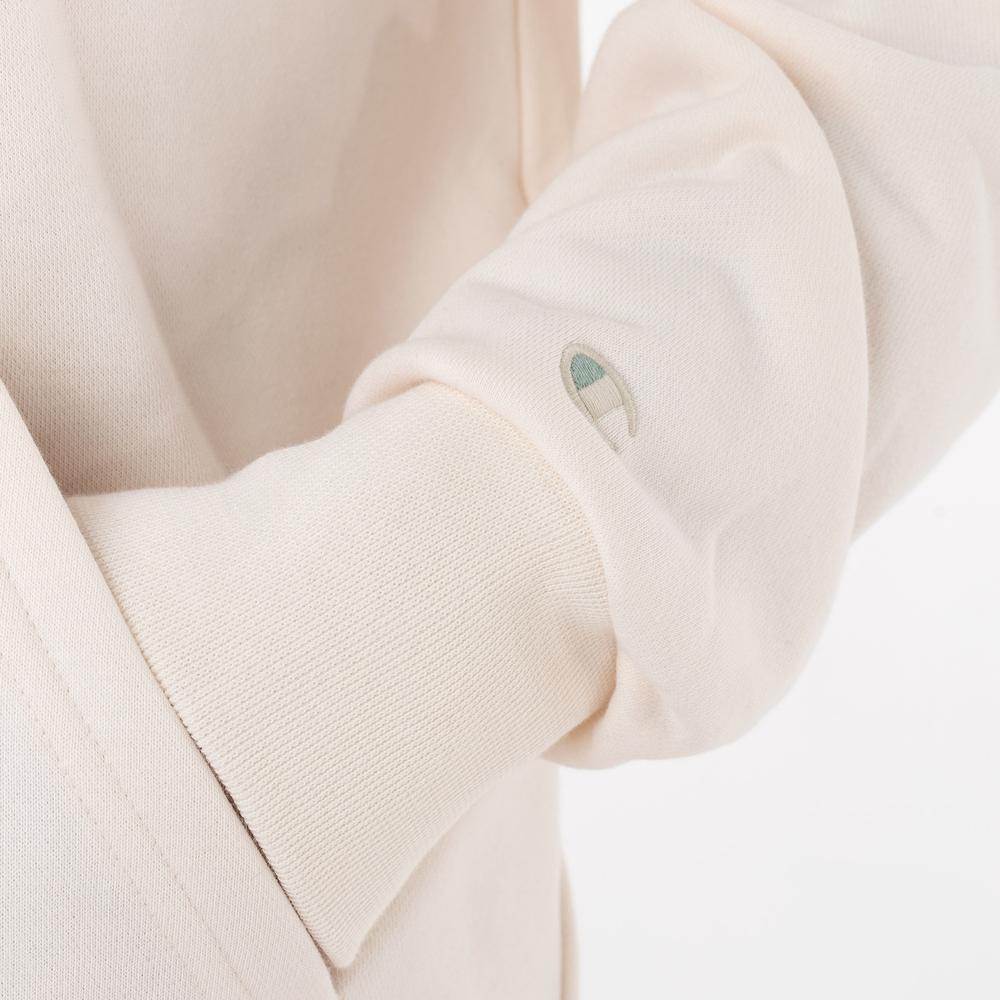 Bluza Champion Eco-Friendly Organic Cotton Hoodie 218926-WW034 - kremowa