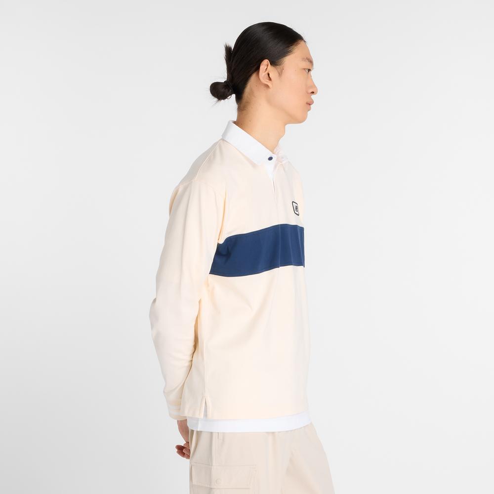 Koszulka męska New Balance MT53533PEF - beżowa