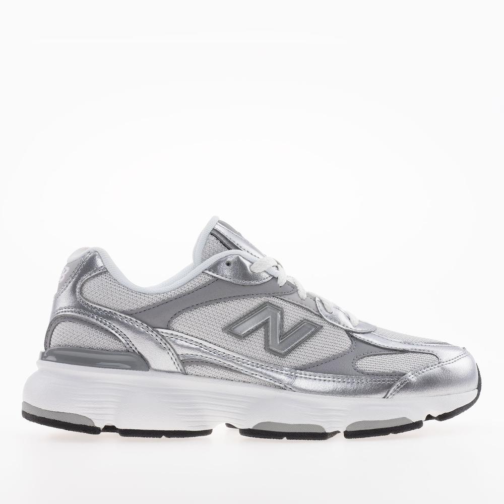 Buty damskie New Balance W6037JY - srebrne