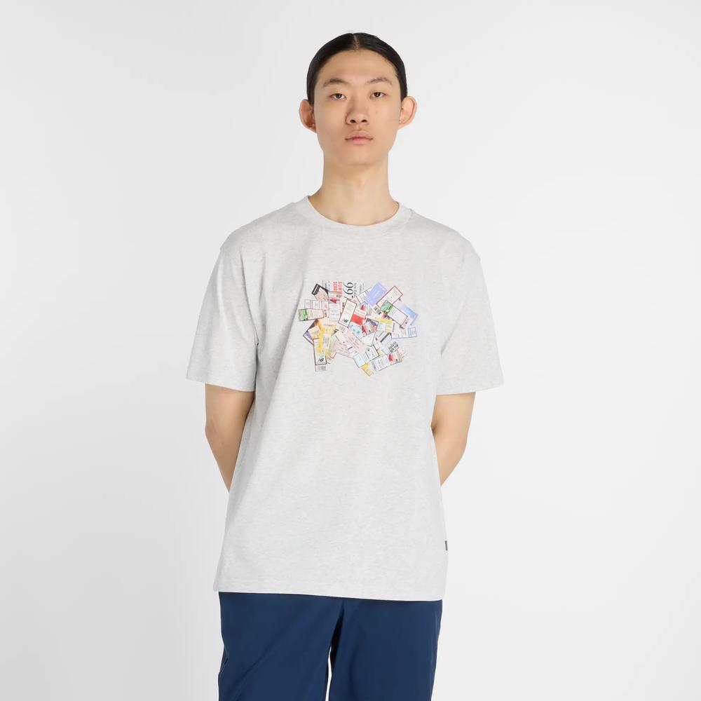 Koszulka męska New Balance MT53905AHH - szara