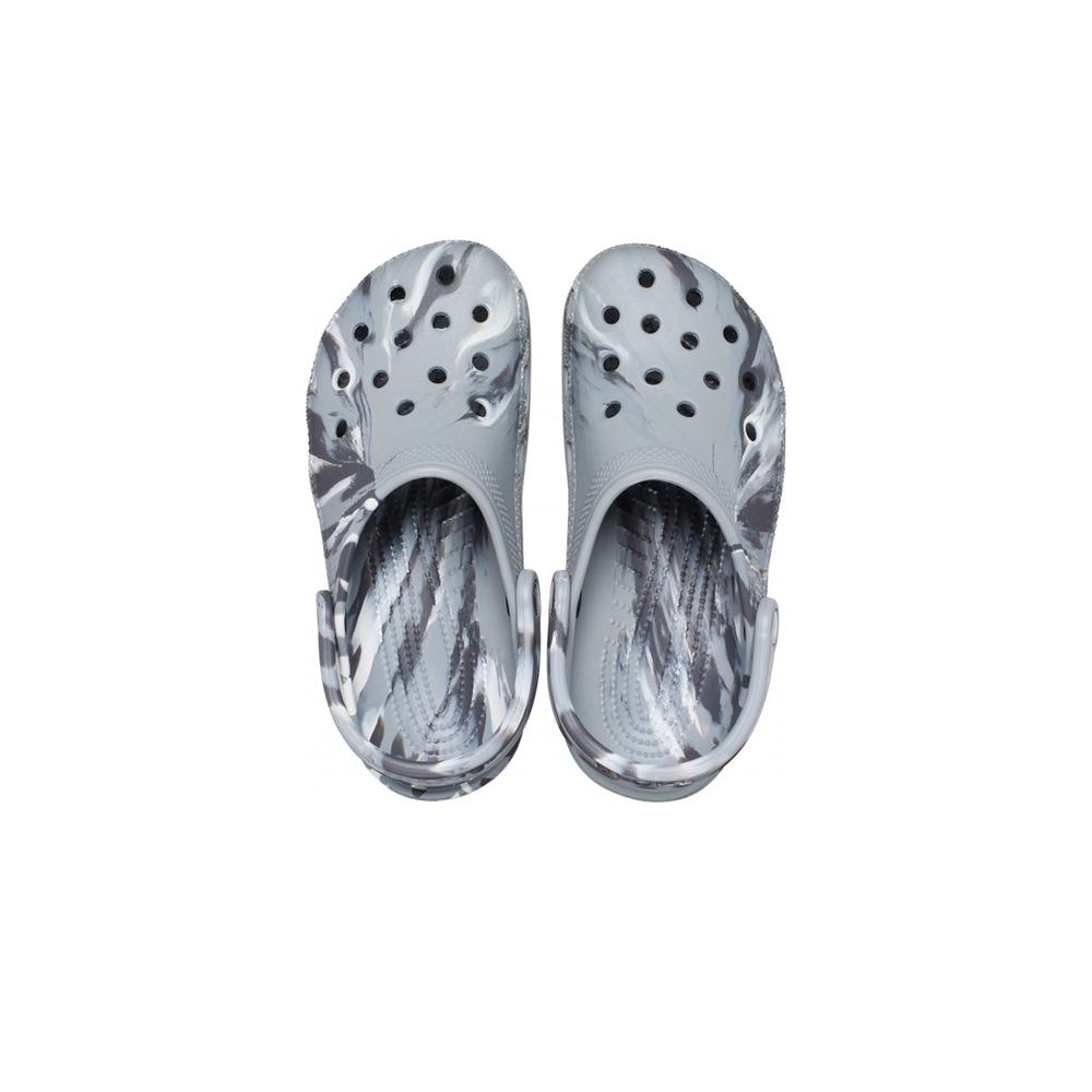 Klapki Crocs Classic Marbled Clog 206867-0ES - szare