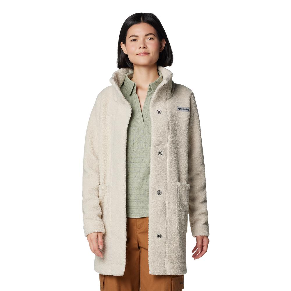 Kurtka damska Columbia Panorama Lon Sherpa Fleece 1862582278 - beżowa