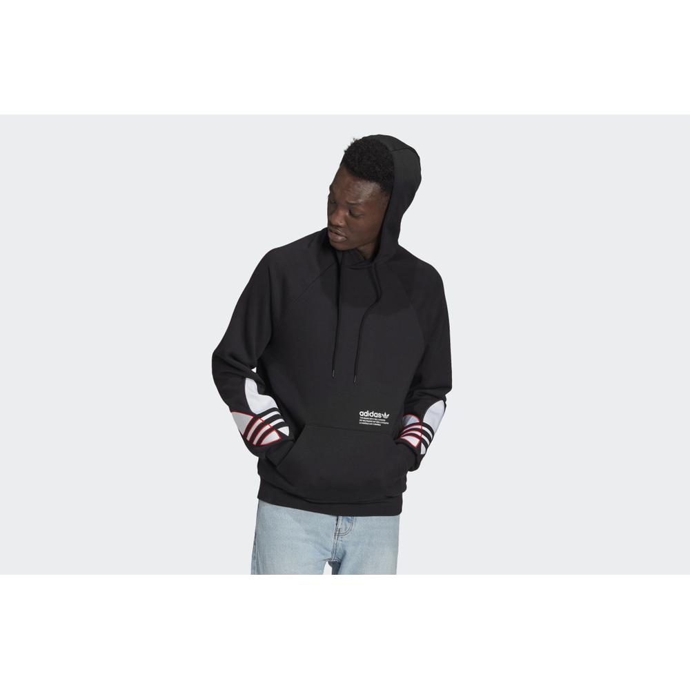 adidas Adicolor Tricolor Trefoil Hoodie > GN3570