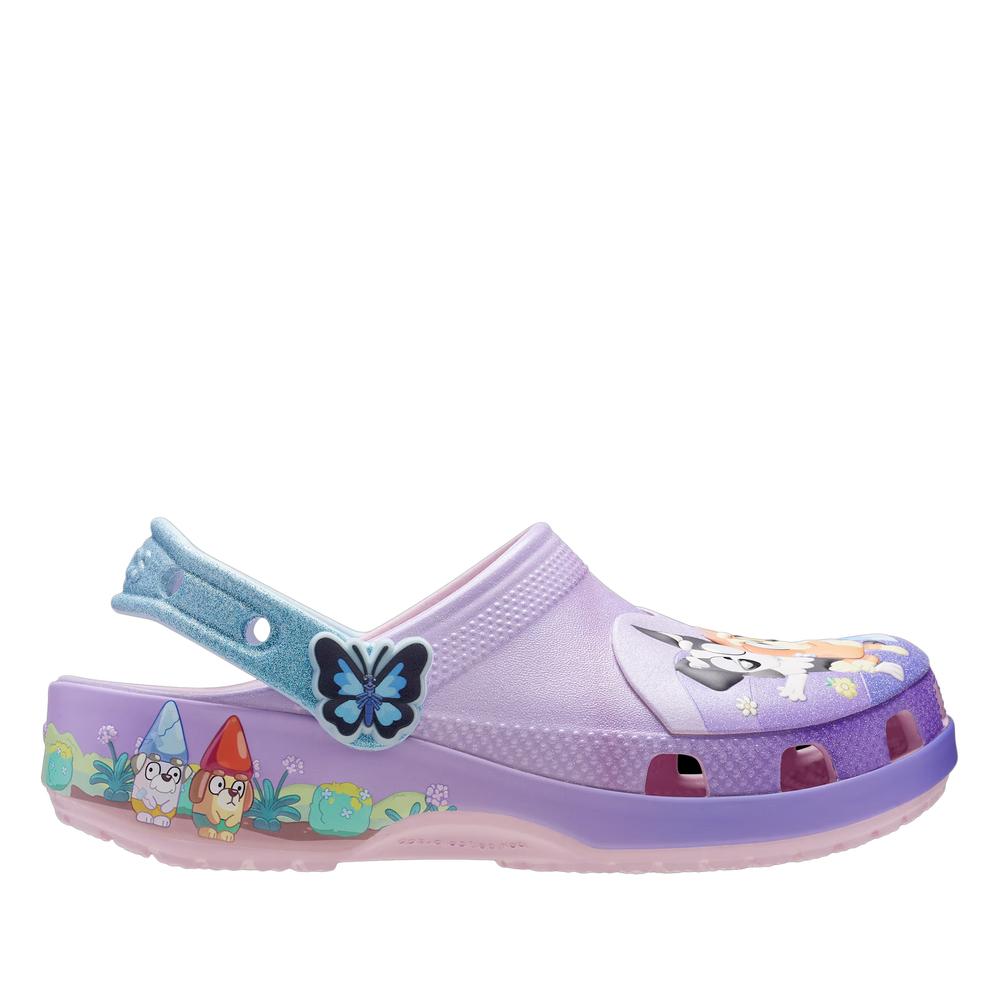 Klapki dziecięce Crocs Toddler Bluey Friends Forever Classic Clog 212370-90H - różowe