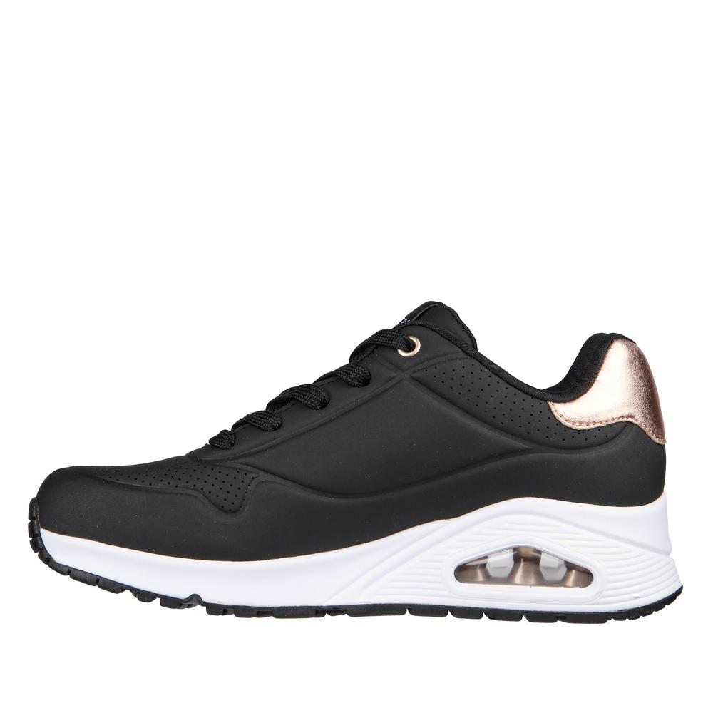 Buty damskie Skechers Uno Golden Air 177094BLK - czarne