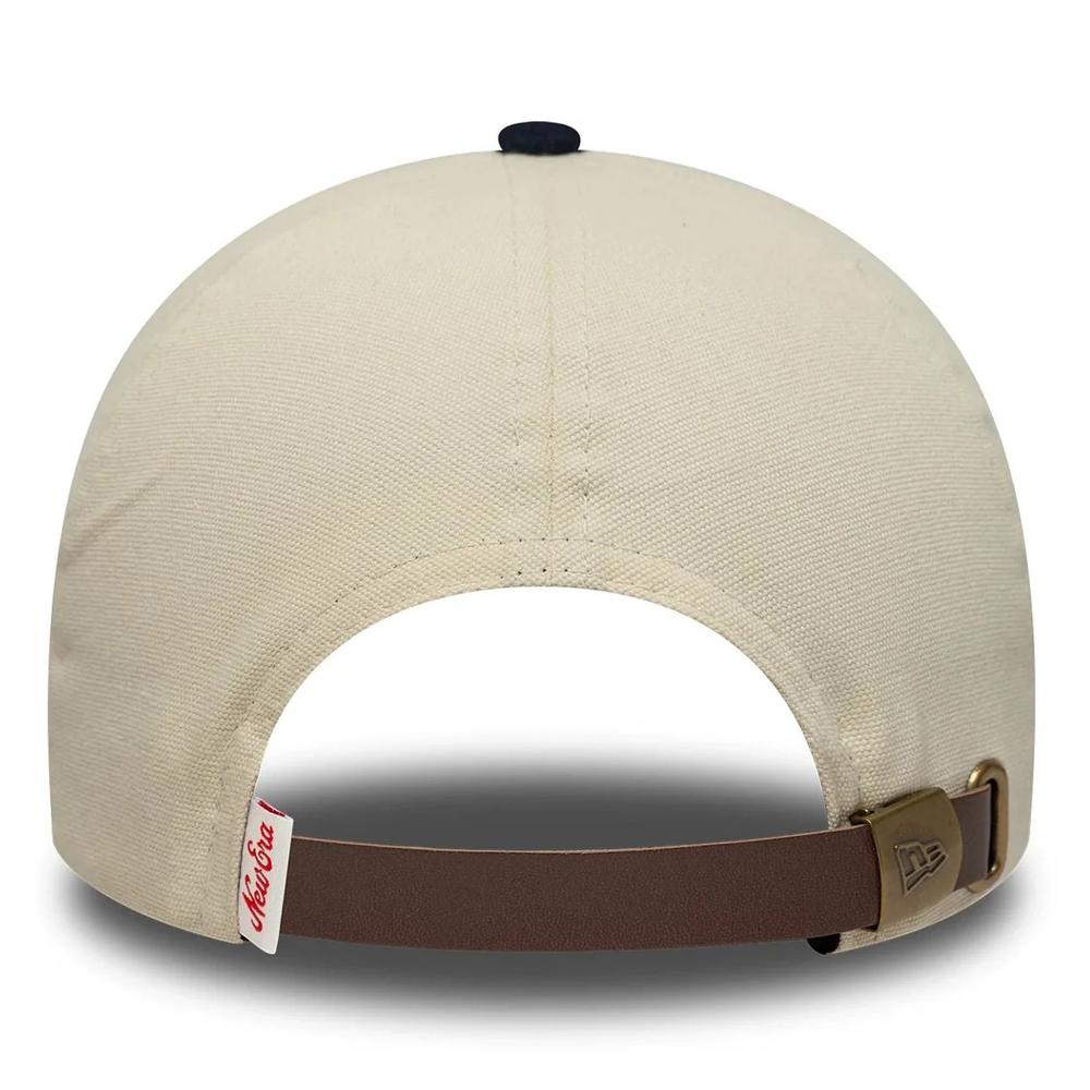 Czapka męska New Era Patch Suede 9FORTY E-Frame 60771797- beżowa