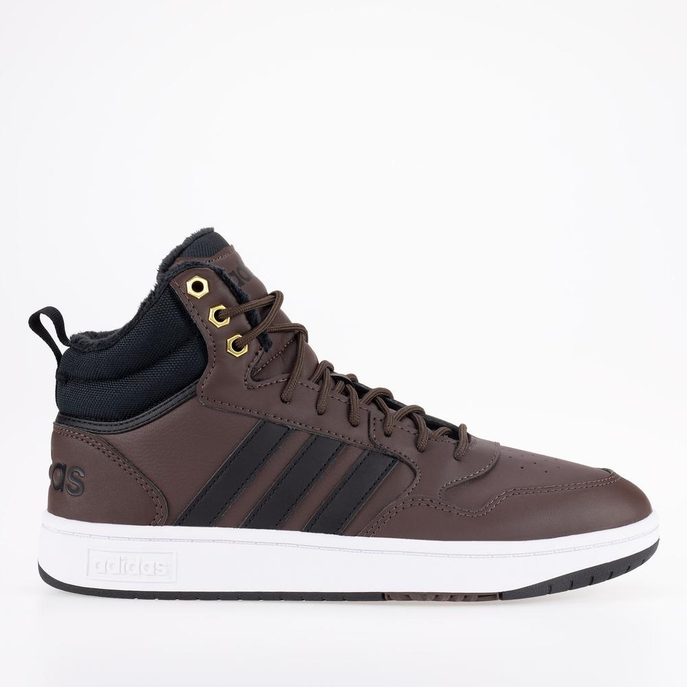 Buty adidas Hoops 3.0 Mid Winterized GZ6680 - brązowe