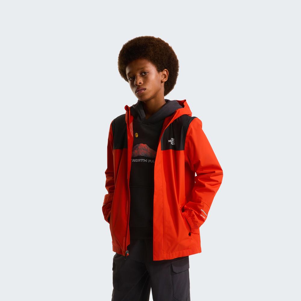 Kurtka dziecięca The North Face Antora Rain Jacket 0A8A48G6L1 - czerwona