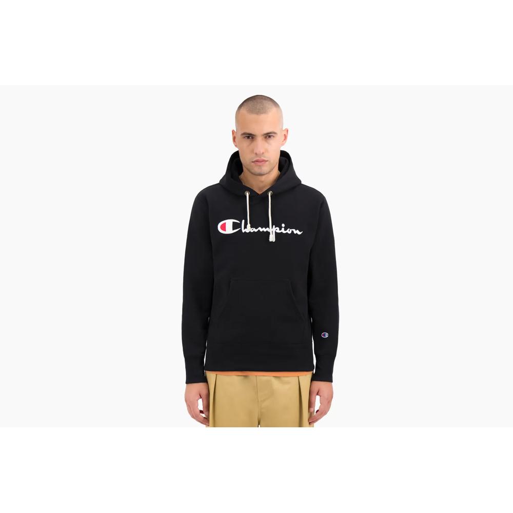 CHAMPION SCRIPT LOGO HOOD REVERSE > 215210-KK001