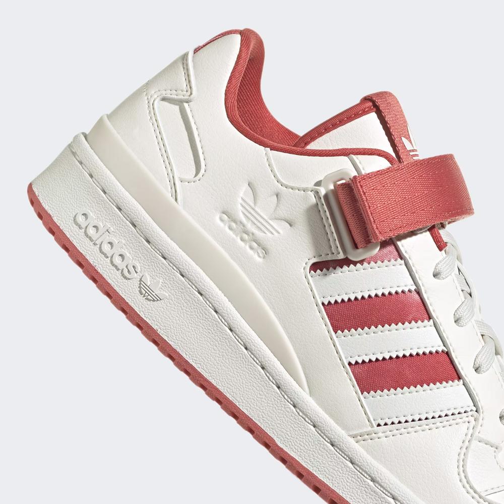 Buty adidas Originals Forum Low GW2043 - kremowo-czerwone