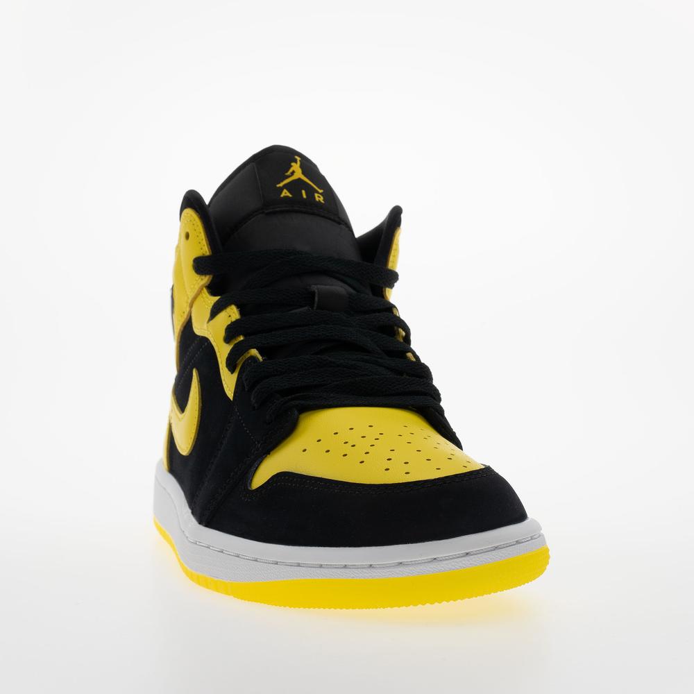 Buty męskie Air Jordan 1 Mid SE HJ6654-071 - żółto-czarne