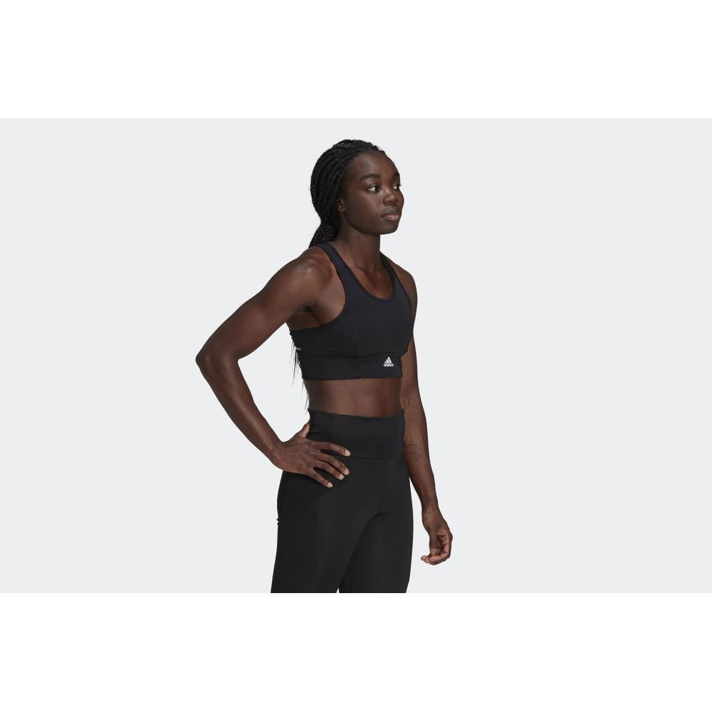 adidas Aeroready Designed To Move 3-Stripes Padded Sports Crop Top > GS8774