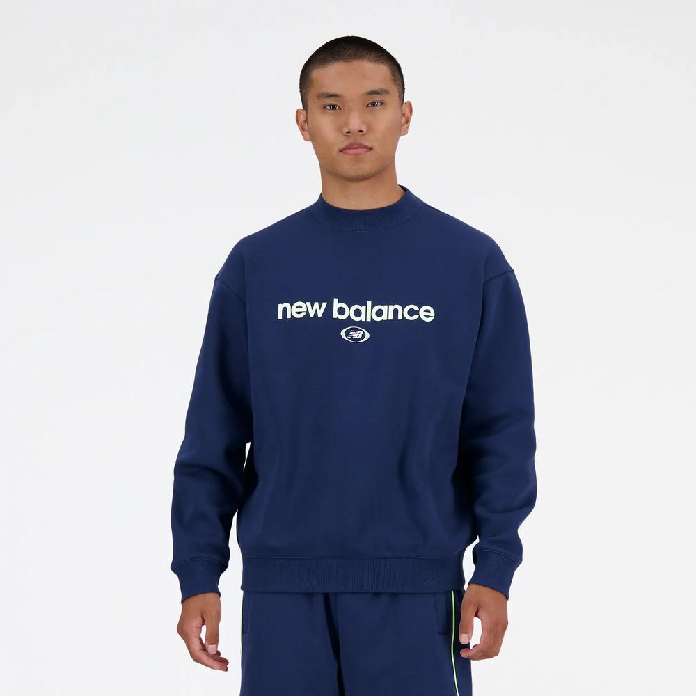 Bluza New Balance MT41597NNY - granatowa