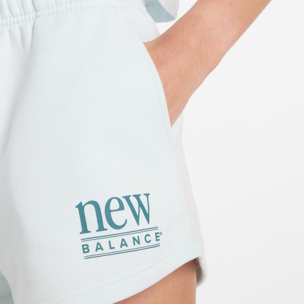 Spodenki damskie New Balance WB61Y80AAAW - niebieskie