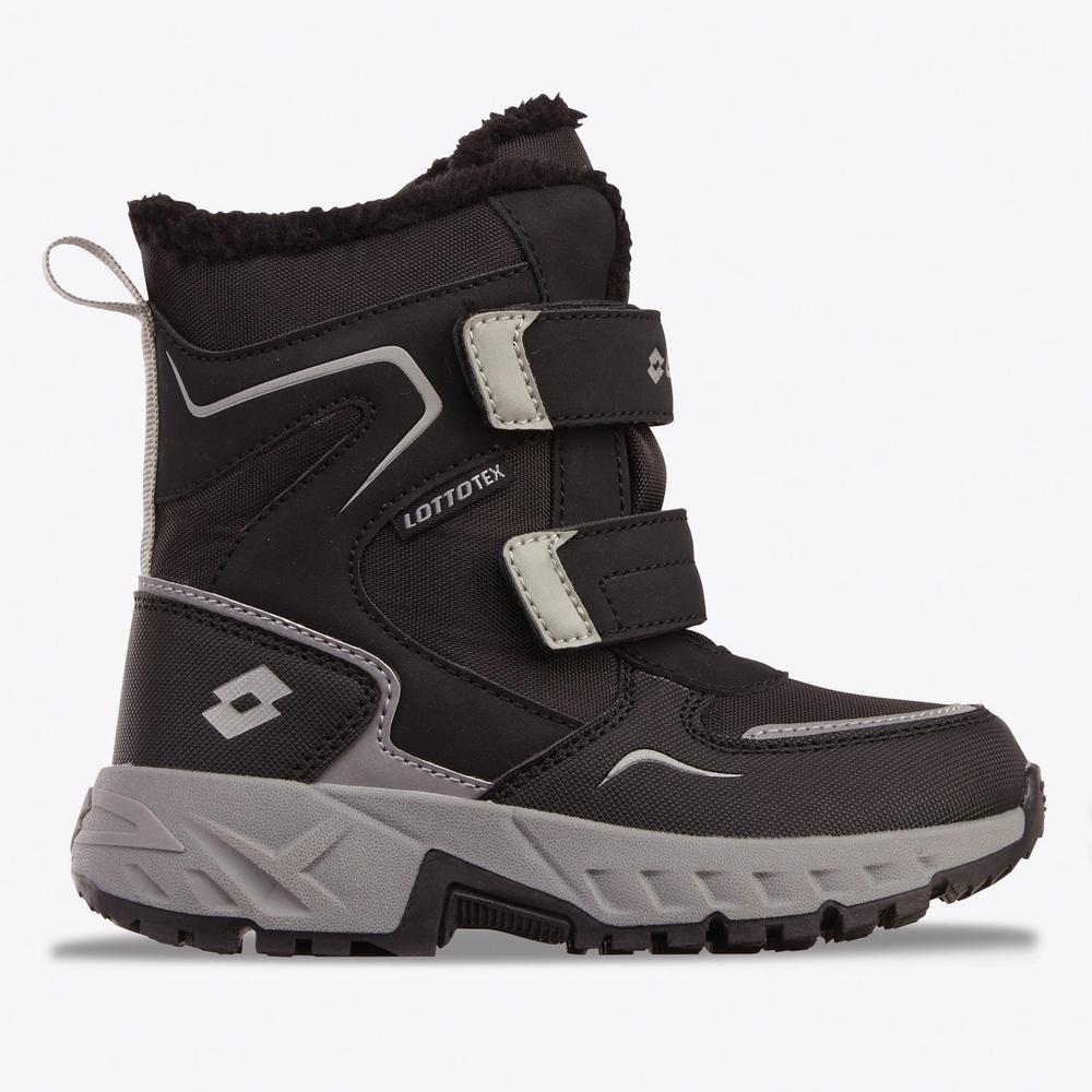 Buty dziecięce Lotto Alstyne Tex 2600490K-1116 - czarne