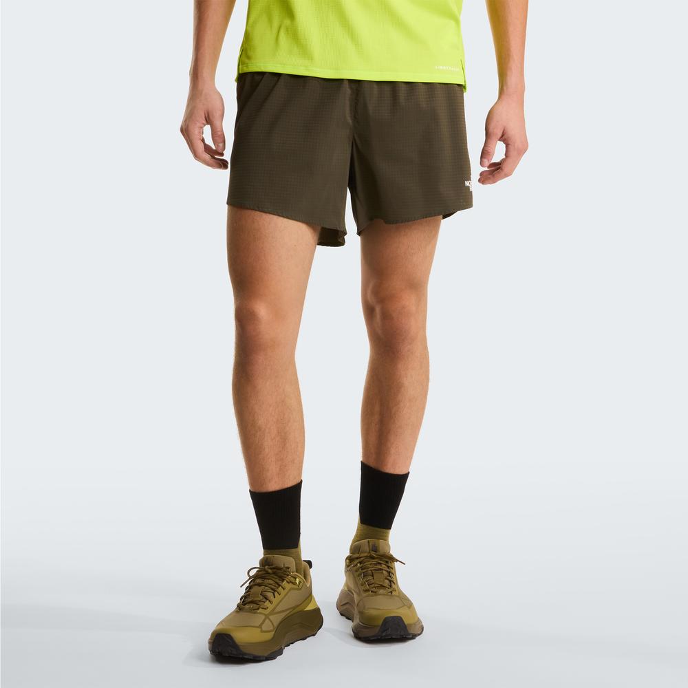 Spodenki męskie The North Face Sunriser 5" 0A8BBT21L1 - brązowe