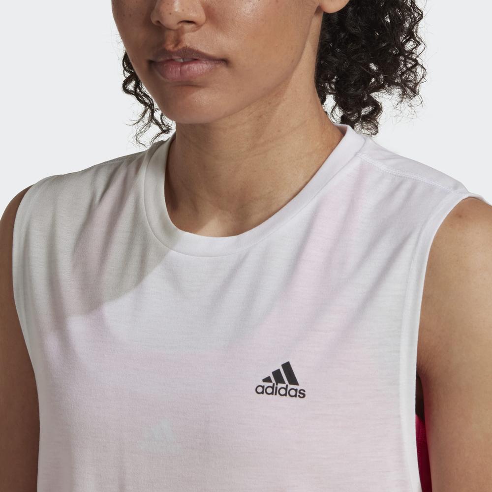 Koszulka adidas Run Icons Muscle Tank HK9117 - biała