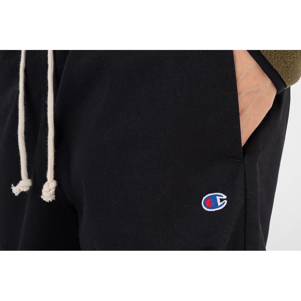 Spodnie Champion Straight Leg Cropped Woven 216544-KK001 - czarne