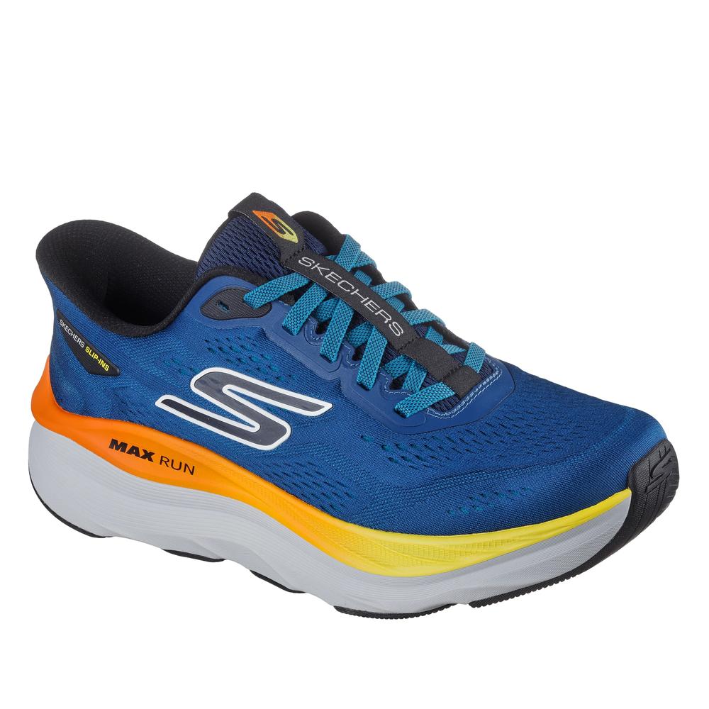 Buty męskie Skechers Slip-ins: Max Run 221000NVMT - granatowe