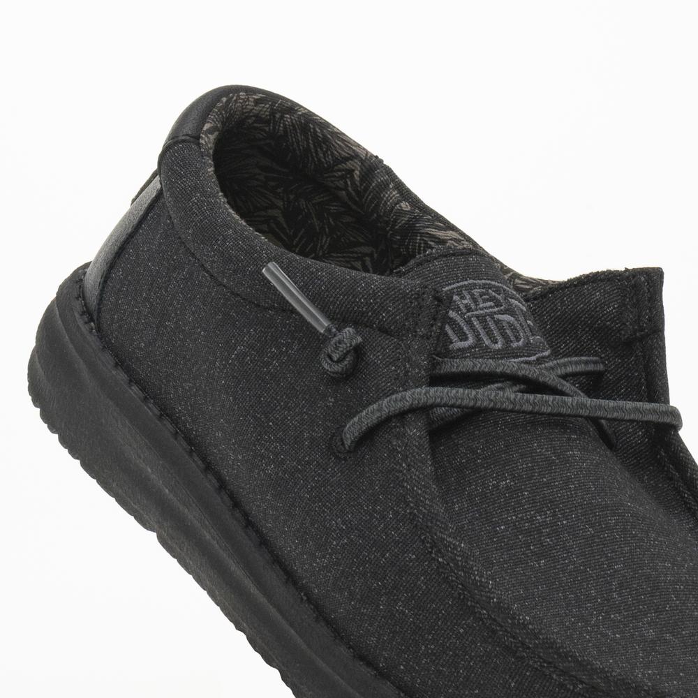 Buty Hey Dude Wally Youth 40041-001 - czarne