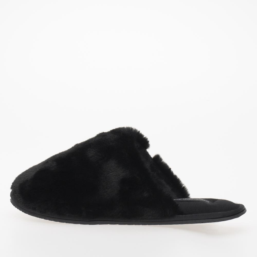 Buty Calvin Klein Hotel Slipper Fur After Glow YW0YW01593-0GJ - czarne