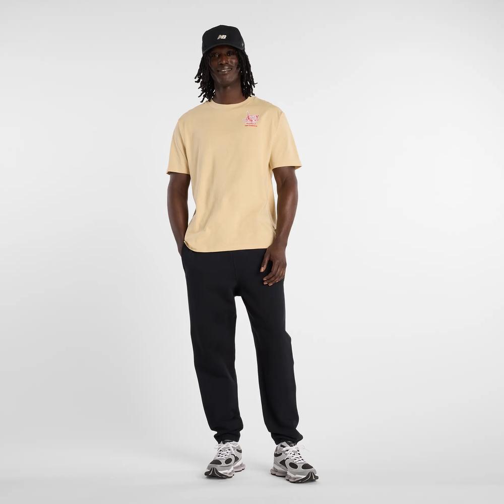 Koszulka męska New Balance MT61H51DABC - żółta