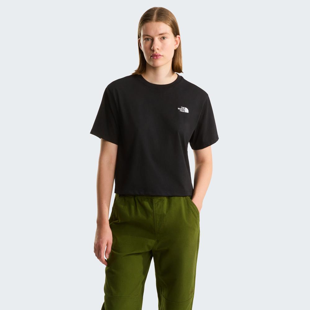 Koszulka damska The North Face Evolution Simple Dome 0A8FDHJK31 - czarna