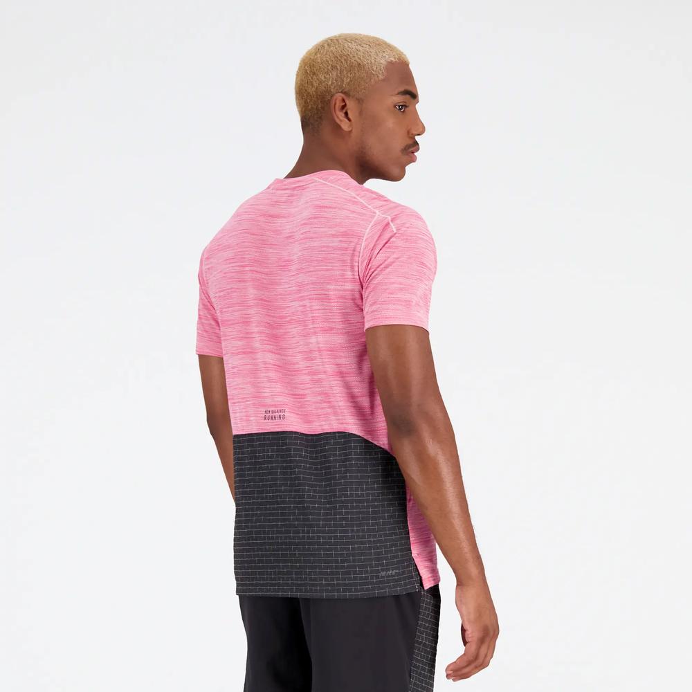 Koszulka New Balance MT31251SOI - różowa