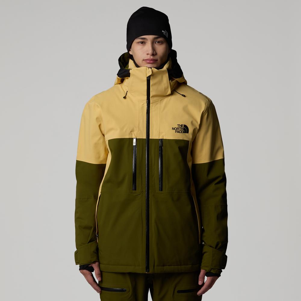 Kurtka The North Face Chakal 0A87Y65TI1 - zielono-żółta
