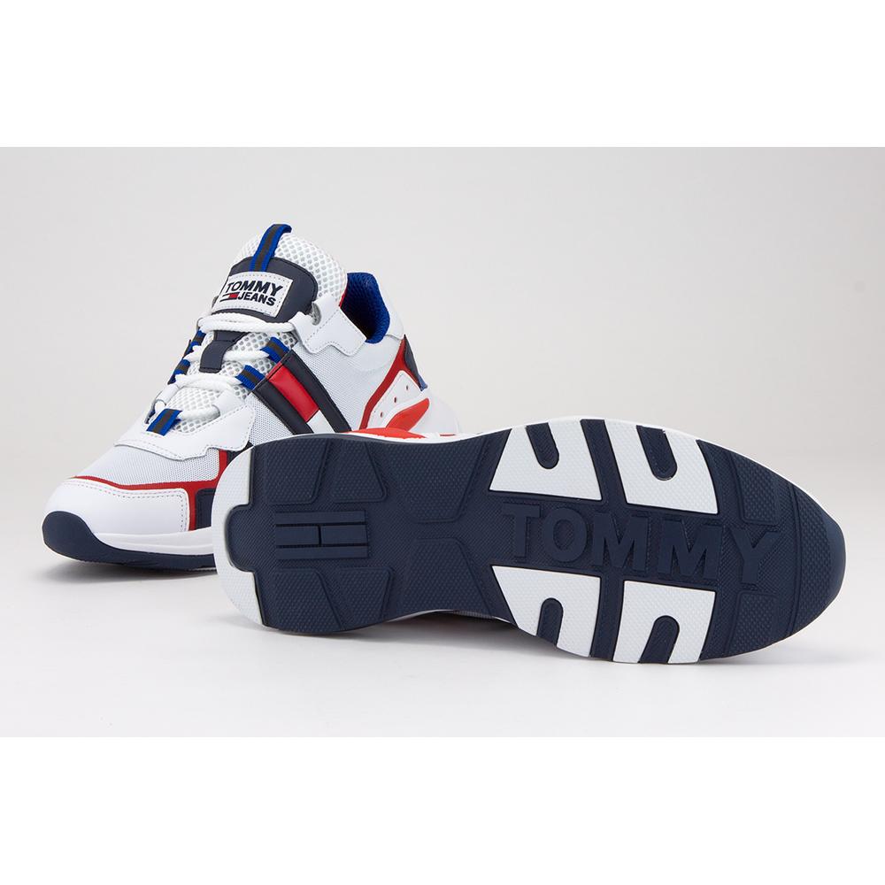 TOMMY JEANS CHUNKY SOLE LACE-UP TRAINERS > EM0EM00484-0K9