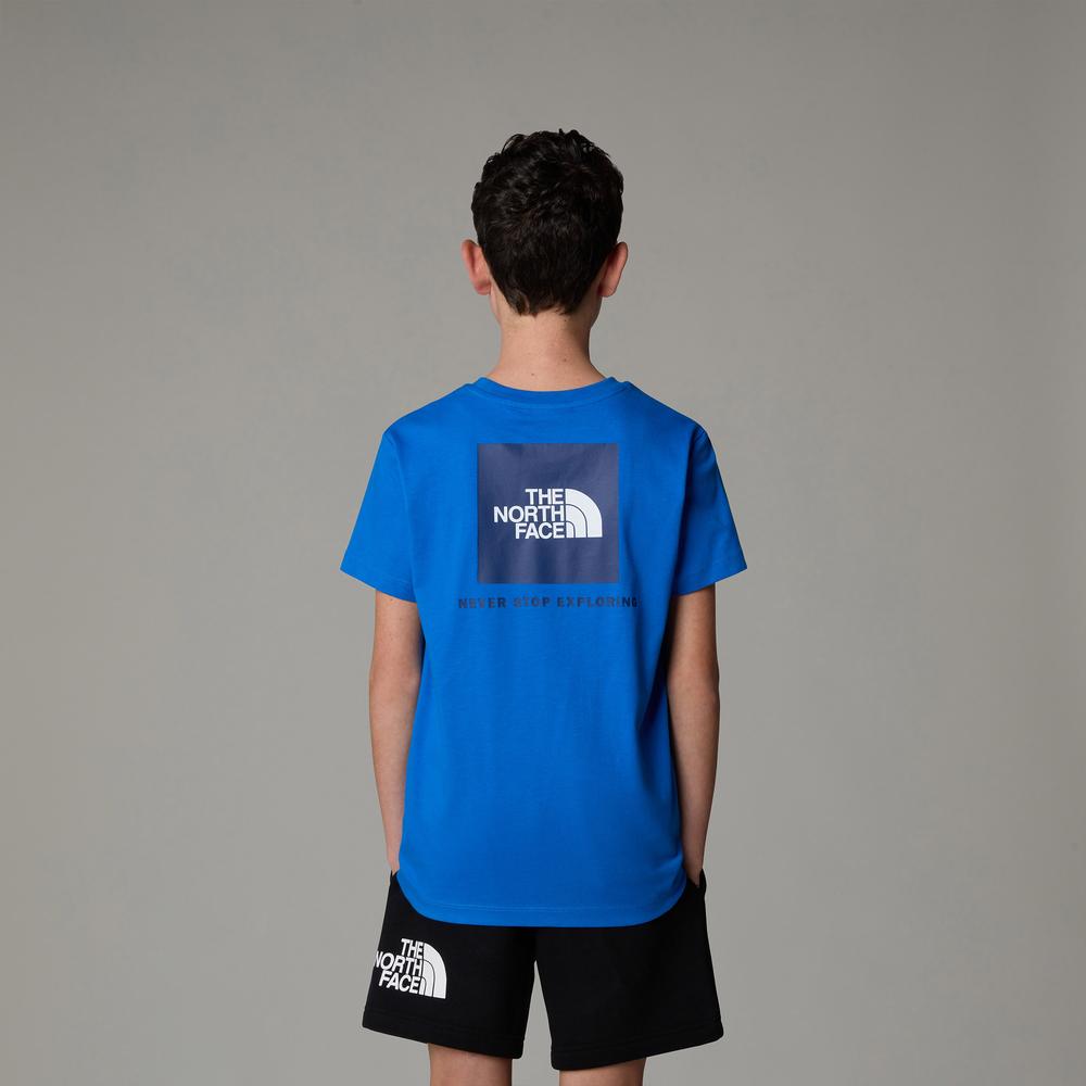Koszulka dziecięca The North Face Redbox 0A89VT59J1 - granatowa