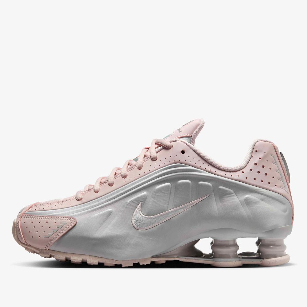 Buty damskie Nike Shox R4 AR3565-600 - różowo-szare