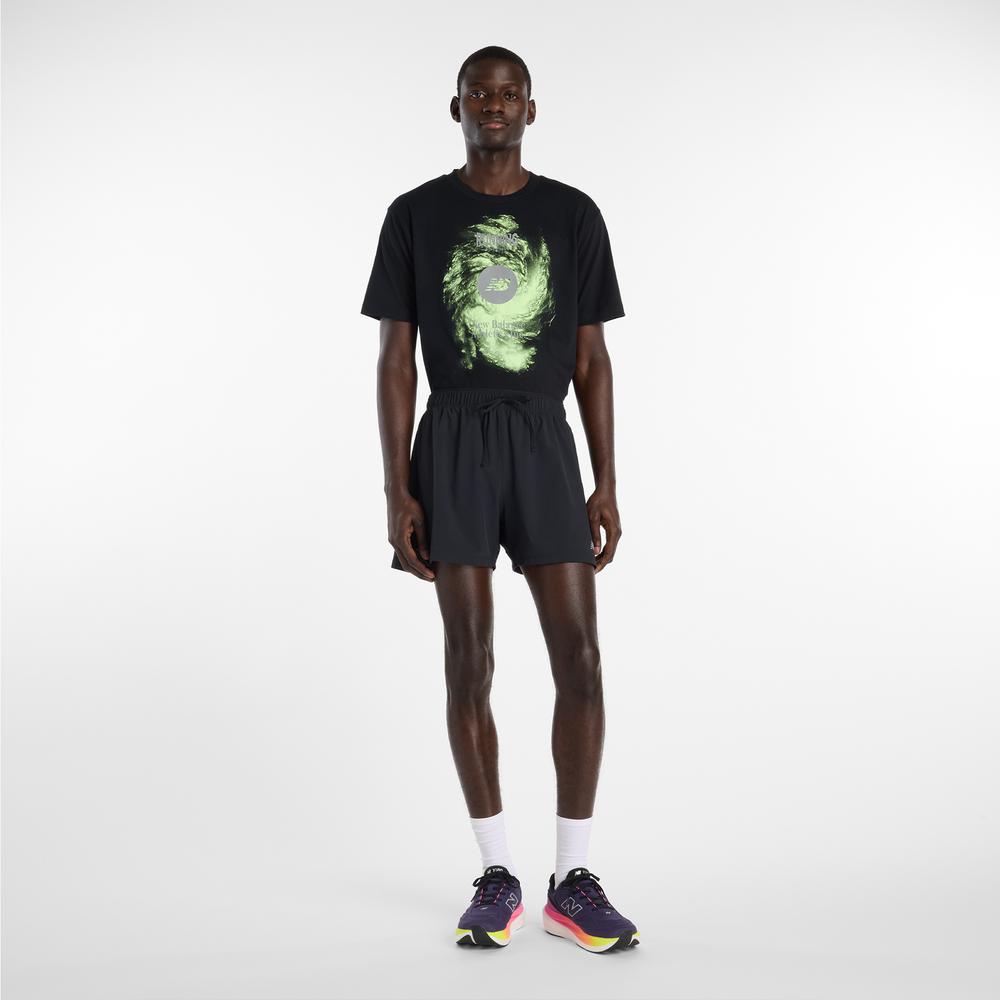 Koszulka męska New Balance Vortex Performance MT6164W1BK - czarna