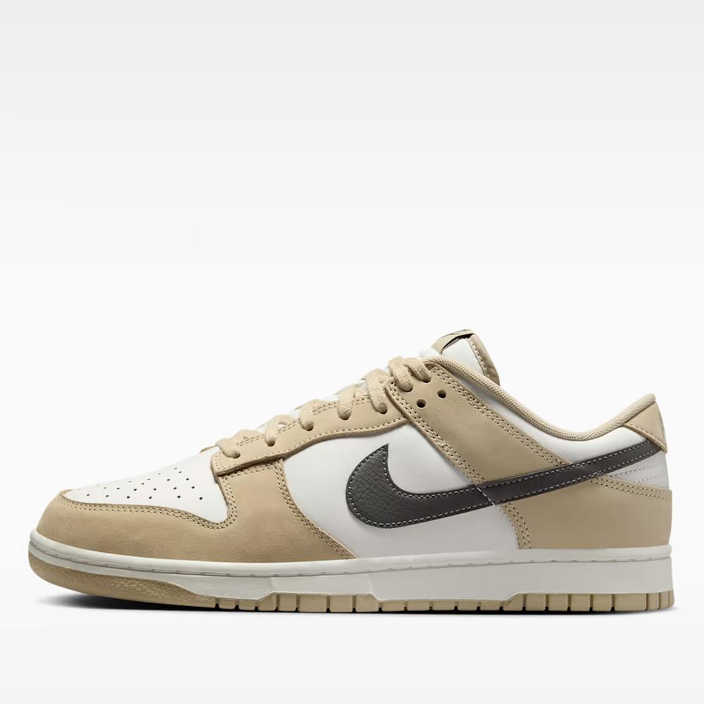 Buty męskie Nike Dunk Low IB3079-200 - beżowo-białe